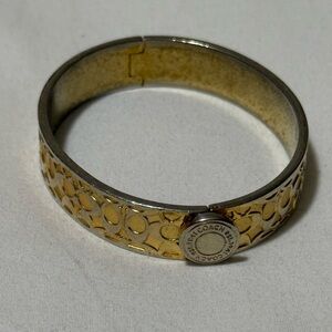 Coach Two-Tone Gold and Silver Bracelet